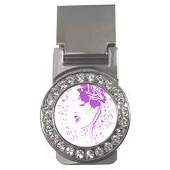 Purple Woman Of Chronic Pain Money Clip (cz) by FunWithFibro