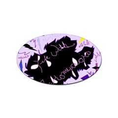 Life With Fibromyalgia Sticker 10 Pack (oval) by FunWithFibro