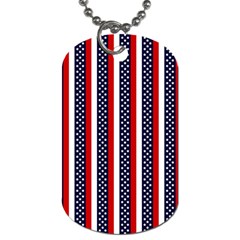 Patriot Stripes Dog Tag (one Sided) by StuffOrSomething