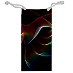 Imagine, Through The Abstract Rainbow Veil Jewelry Bag Back