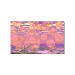 Glorious Skies, Abstract Pink And Yellow Dream Sticker 100 Pack (rectangle) by DianeClancy