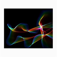 Fluted Cosmic Rafluted Cosmic Rainbow, Abstract Winds Glasses Cloth (small) by DianeClancy