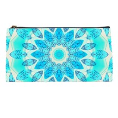 Blue Ice Goddess, Abstract Crystals Of Love Pencil Case by DianeClancy