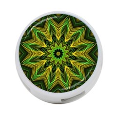 Woven Jungle Leaves Mandala 4-port Usb Hub (two Sides) by Zandiepants