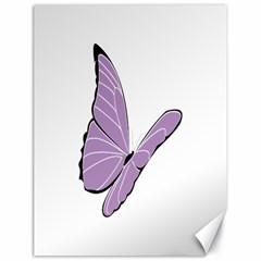 Purple Awareness Butterfly 2 Canvas 18  X 24  (unframed) by FunWithFibro