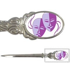 Comedy & Tragedy Of Chronic Pain Letter Opener by FunWithFibro