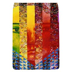 Conundrum I, Abstract Rainbow Woman Goddess  Removable Flap Cover (small) by DianeClancy