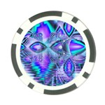 Peacock Crystal Palace Of Dreams, Abstract Poker Chip Back