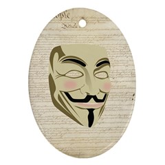 We The Anonymous People Oval Ornament (two Sides) by StuffOrSomething