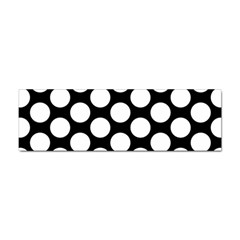 Black And White Polkadot Bumper Sticker by Zandiepants