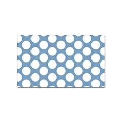 Blue Polkadot Sticker 100 Pack (rectangle) by Zandiepants