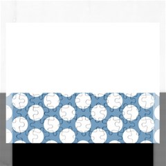 Blue Polkadot Jigsaw Puzzle (rectangle) by Zandiepants