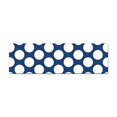 Dark Blue Polkadot Bumper Sticker by Zandiepants