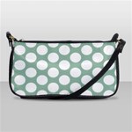 Jade Green Polkadot Evening Bag Front