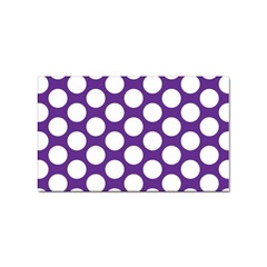 Purple Polkadot Sticker 100 Pack (rectangle) by Zandiepants