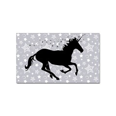 Unicorn On Starry Background Sticker 10 Pack (rectangle) by StuffOrSomething