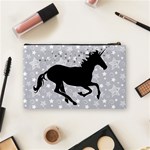 Unicorn on Starry Background Cosmetic Bag (Medium) Back