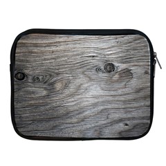 Weathered Wood Apple Ipad Zippered Sleeve by chivieridesigns