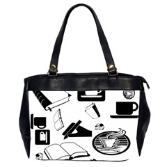 Books And Coffee Oversize Office Handbag (two Sides) by StuffOrSomething