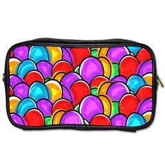 Colored Easter Eggs Travel Toiletry Bag (one Side) by StuffOrSomething