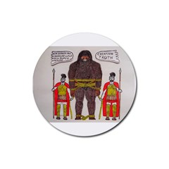 Big Foot & Romans Drink Coasters 4 Pack (round) by creationtruth