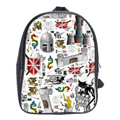 Medieval Mash Up School Bag (xl) by StuffOrSomething