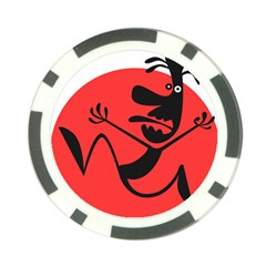 Running Man Poker Chip by StuffOrSomething