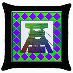 Mine Black Throw Pillow Case by Siebenhuehner