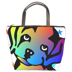 Dog Bucket Handbag by Siebenhuehner