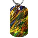 Abstract Smoke Dog Tag (Two-sided)  Front