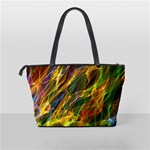 Abstract Smoke Large Shoulder Bag Back