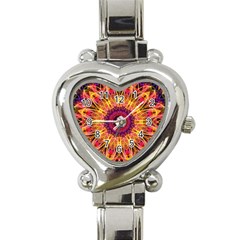 Gemstone Dream Heart Italian Charm Watch  by Zandiepants