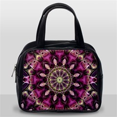 Purple Flower Classic Handbag (one Side) by Zandiepants