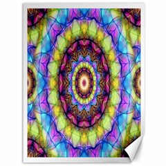 Rainbow Glass Canvas 36  X 48  (unframed) by Zandiepants