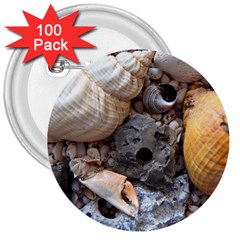 Beach Treasures 3  Button (100 Pack) by StuffOrSomething