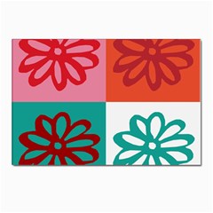 Flower Postcards 5  X 7  (10 Pack) by Siebenhuehner