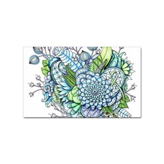 Peaceful Flower Garden 2 Sticker (rectangle) by Zandiepants