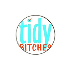 Tidy Bitcheslarge1 Fw Golf Ball Marker (for Hat Clip) by tidybitches