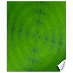 Go Green Kaleidoscope Canvas 8  X 10  (unframed) by Fractalsandkaleidoscopes