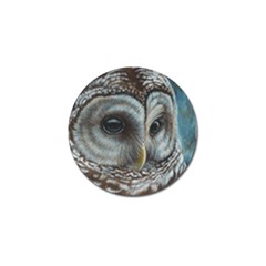 Barred Owl Golf Ball Marker by TonyaButcher