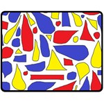 Silly Primaries Fleece Blanket (Medium) 60 x50  Blanket Front