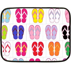 Flip-flop Collage Mini Fleece Blanket (two Sided) by StuffOrSomething