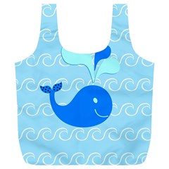 Playing In The Waves Reusable Bag (xl) by StuffOrSomething