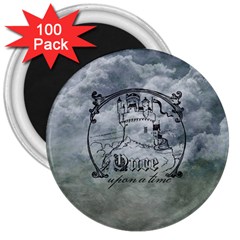 Once Upon A Time 3  Button Magnet (100 Pack) by StuffOrSomething