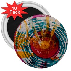 Art Therapy 3  Button Magnet (10 Pack) by StuffOrSomething