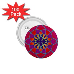 Mandala 1 75  Button (100 Pack) by SaraThePixelPixie