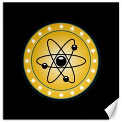 Atom Symbol Canvas 20  X 20  (unframed) by StuffOrSomething