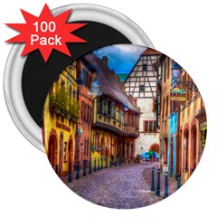 Alsace France 3  Button Magnet (100 Pack) by StuffOrSomething