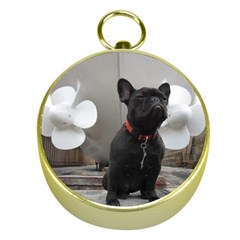 French Bulldog Gold Compass by StuffOrSomething