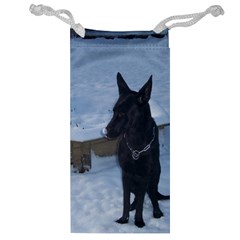 Snowy Gsd Jewelry Bag by StuffOrSomething